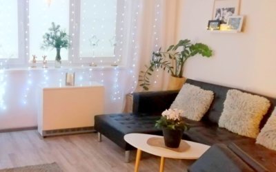 Pátek u Poděbrad pronájem bytu 3+1, 79m2, zahrada, garáž