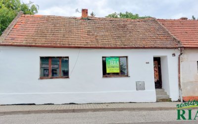 Libáň – prodej rodinného domu 1+1, pozemek 609 m2NOVÉ 